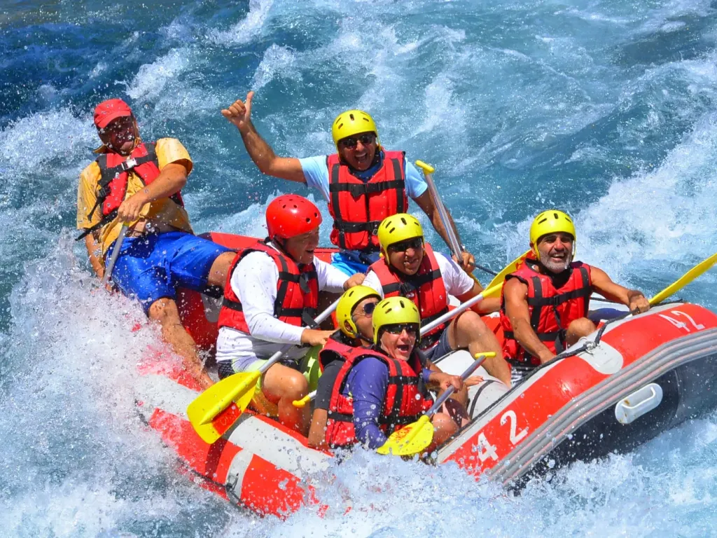 Rafting-Tour Höhepunkt